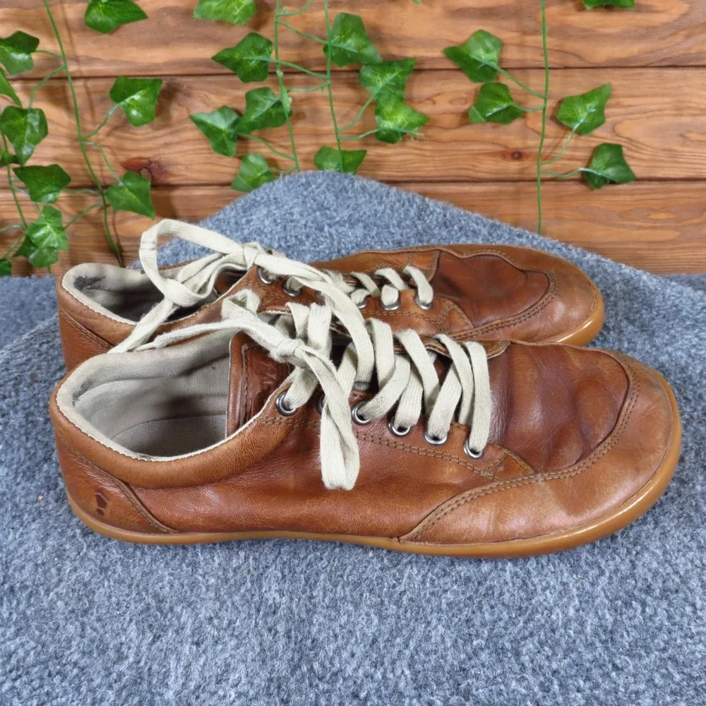 Splay Freestyle Men 7 Women 9 Barefoot Minimalist Sneakers Brown Leather Shoes